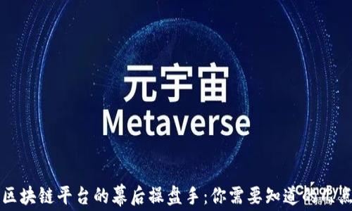 区块链平台的幕后操盘手:你需要知道的几点