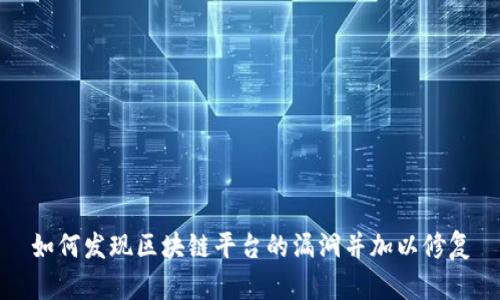 如何发现区块链平台的漏洞并加以修复