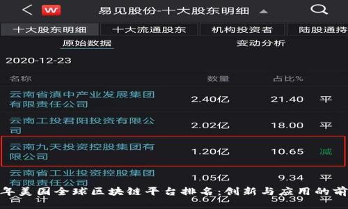 :2023年美国全球区块链平台排名：创新与应用的前沿探索